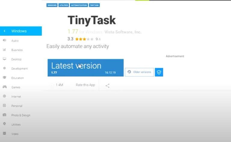 Tinytask Download
